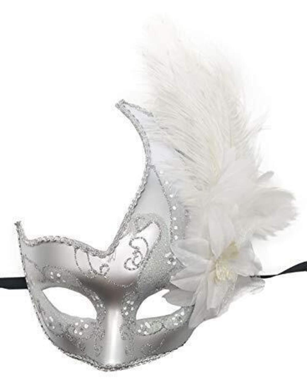 6949 Costume Mask Feather Masquerade Mask Halloween Mardi Gras Cosplay